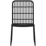  7-dijelni vrtni blagovaonski set crni | shoptok.hr