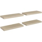 Maison Chic 4 kosi Stenske Police - Viseče police barva hrasta 60x23,5x3,8 cm MDF, (21793868) | Shoptok.si