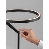 Nova Luce Mat crna LED stojeća svjetiljka aluminijska s mogućnosti zatamnjivanja (visina 168 cm) Tilia – | shoptok.hr