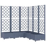  Sadilica s rešetkom tamnosiva 120 x 120 x 121 5 cm pp | shoptok.hr