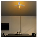 Opviq metalni luster, 41x25x16cm, bijeli Cijene