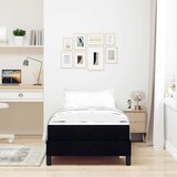  s opruga kutije Crna 90 x 200 cm tkanina | shoptok.hr