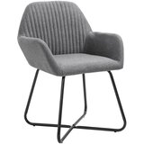Furnova Jedilni stoli 6 kosov temno sivo blago, (21950340) | Shoptok.si