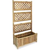  Vrtna posuda za sadnju s rešetkom od bambusa 70 cm | shoptok.hr