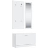  3-u-1 set ormarića za cipele bijeli od konstruiranog drva | shoptok.hr