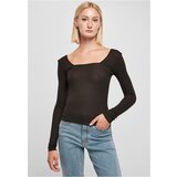 UC Ladies Ladies Rib Squared Neckline Longsleeve black | shoptok.hr