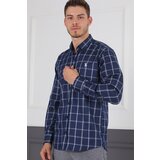 Dewberry G719 MEN'S SHIRT-NAVY BLUE - WHITE | shoptok.hr