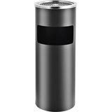  Kanta za smeće s pepeljarom 30 L čelična siva | shoptok.hr