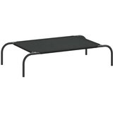  Povišeni krevet za pse crni 90x50x20 cm Oxford tkanina i čelik | Shoptok.si