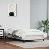 okvir za krevet bijela 100x200 cm od umjetne kože