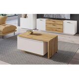 Modern Living Klubska Miza Dalano, Barva Hrasta, Bela | Shoptok.si