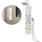 PANEL za tuširanje od stakla 25 x 47,5 x 130 cm bijeli | shoptok.hr