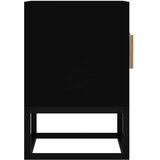 TV ormarić crni 105x30x45 cm od konstruiranog drva i željeza | shoptok.hr
