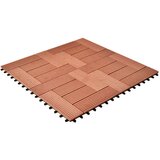  WPC Pločice za brodski pod s okomitim uzorkom 30 x 30 cm 11 komada | shoptok.hr