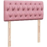 Box spring krevet s madracem ružičasti 80 x 200 cm baršunasti | shoptok.hr