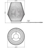 Osram Stona lampa DECOR STRIPES 1xE14/5W/230V bež | Eponuda.com