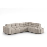 Micadoni Home Bež kotna sedežna garnitura Lisa – | Shoptok.si