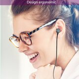 Yesido Stereo slušalice (YH32) - Jack 3,5 mm s mikrofonom, 1,2 m - crne | shoptok.hr