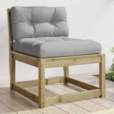 vidaXL Vrtna sofa od impregnirane borovine s jastucima Cijene