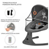 Kinderkraft Električna njihaljka LUMI 2, Dark Grey | shoptok.hr