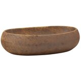 Maison Chic Umivalnik - Kopalna umivalnik - Lavabo Nadpultni rjav ovalen 59x40x15 cm keramika, (21684614) Cene