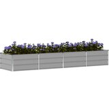  Cvetlično korito Svetlo siva 320 x 80 x 45 cm Jeklo, (5000207433) | Shoptok.si