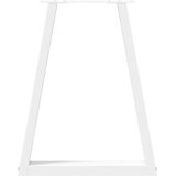  Noge za blagovaonski stol V-oblik 2 kom Bijele 50x(72-73,3) cm Čelik | shoptok.hr