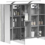  Kopalniška ogledalna omara Siva Sonoma 80 x 14.5 x 70 cm, (5000233188) | Shoptok.si