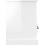 TV ormarić sjajni bijeli 80x35x50 cm od konstruiranog drva | shoptok.hr