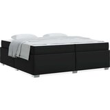  Konstrukcija postelje Črna 200 x 200 cm Umetna koža | Shoptok.si