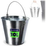 KADAX Kovinsko vedro 10 L Pocinkano gospodinjsko vedro z ročajem Univerzalno, (5000360498) Cene