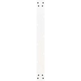 Noge za jedilno mizo v obliki črke U, 3 kosi, bele barve, 90 x (72-73) cm, jeklo | Shoptok.si