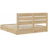  s od storage Sonoma hrast 180 x 200 cm Konstruirano drvo | shoptok.hr