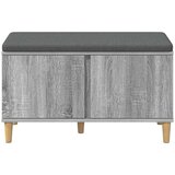  Klupa za hodnik s jastukom Siva Sonoma 60 x 38 x 46 cm | shoptok.hr