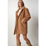  Women's Biscuit, Rabbit Feather Look Oversized Coat | Shoptok.si