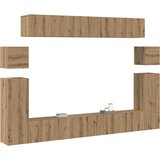 TV Jedinice Zidne 4 pcs Umjetnički hrast Konstruirano drvo | shoptok.hr