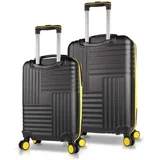 set kofera 8180, 2 dijela, crni