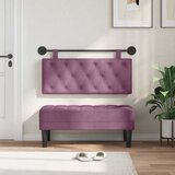  Držeće uzglavlje Zidne Ljubičasta 110 x 55 x 7 cm Baršun - Ljubičasta 100 cm bez LED | shoptok.hr