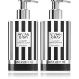 VIVIAN GRAY Stripes Lemon & Green Tea darilni set za roke Cene