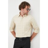 Polo Ralph Lauren Pamučna košulja za muškarce, boja: bež, regular, s klasičnim ovratnikom | shoptok.hr