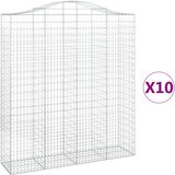  Lučne gabionske košare 10kom 200x50x220/240cm pocinčano željezo | Eponuda.com