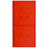  Jastuci za vrtne stolice 2 kom crveni 100x50x3 cm od tkanine | shoptok.hr
