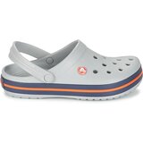 Crocs Moška obutev za prosti čas CROCBAND CLOG svetlo siva/oranžna Siva | Shoptok.si