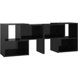Maison Chic TV omarica - TV enota - Televizijska omarica visok sijaj črna 104x30x52 cm iverna plošča, (21701591) | Shoptok.si