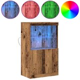  LED komoda Smeđa 60 x 37 x 100 cm Konstruirano drvo | shoptok.hr