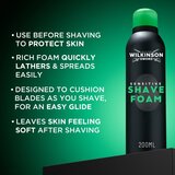 Wilkinson Sword Sensitive Shave Foam pjena za brijanje za muškarce 200 ml | shoptok.hr
