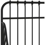  Produživi okvir za krevet crni metalni 80 x 130/200 cm | shoptok.hr