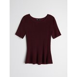 Sinsay Bluza u stilu pulovera s viskozom i volanom | shoptok.hr