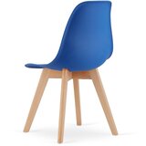  KITO stolica plava / prirodne noge x 4 | shoptok.hr
