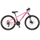 Visitor bicikl mtb cascade 26" amortizer 14" prednji i zadnji disk 21 brzina 142-165cm (s) roze | Eponuda.com